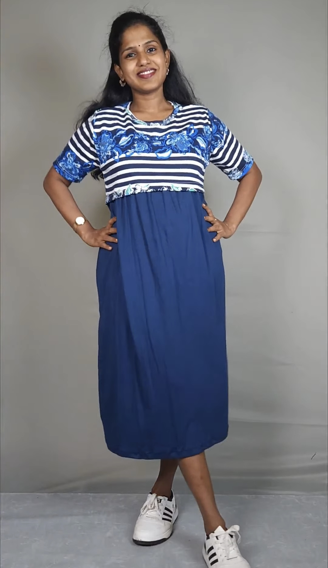 Floralstip Blue Stripe Floralstip Blue Stripe