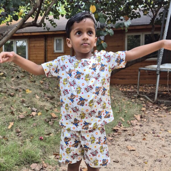 Paws & Rescue Crew Kids' Co-ord Set (with snap button)